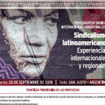 Precongreso en Argentina | 20 de septiembre de 2018